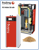 Робот-котёл на пеллетах 050 кВт P5 Pellet 50, Австрия, не требует участия человека, двойная система безопасности, чистая котельная [FROLING-14111]